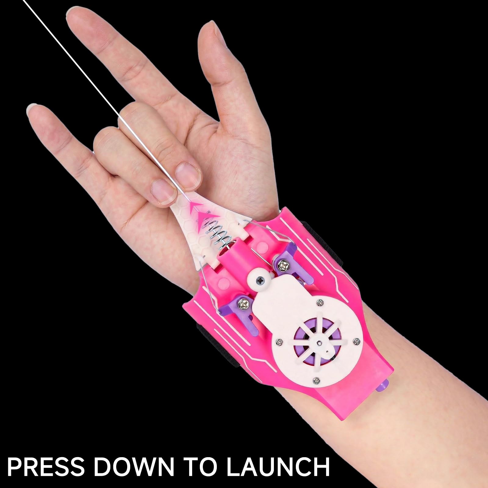 Spider Web Shooter, Real Web Slinger that Actually Shoots for Kids, Cool Toy Things for Superhero Fans