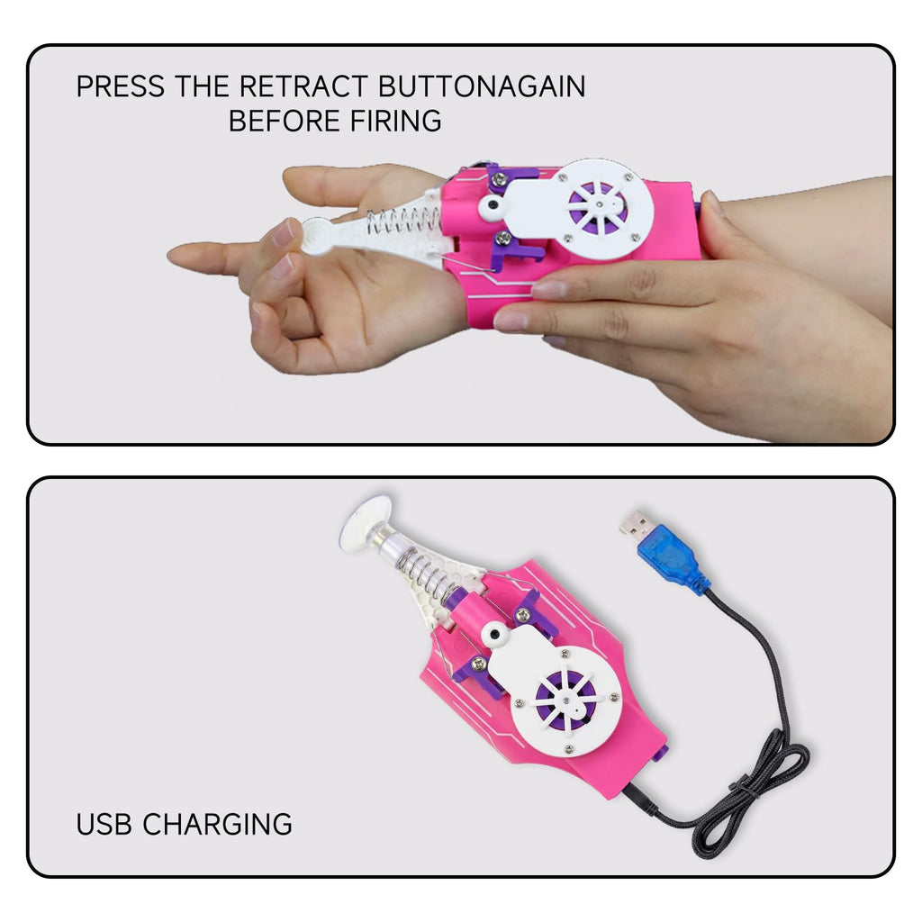 Spider Web Shooter, Real Web Slinger that Actually Shoots for Kids, Cool Toy Things for Superhero Fans