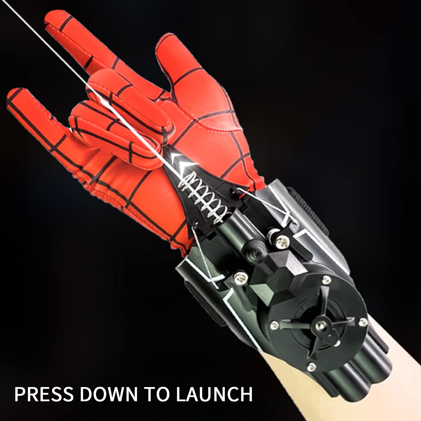 Spider Web Shooter, Real Web Slinger that Actually Shoots for Kids, Cool Toy Things for Superhero Fans