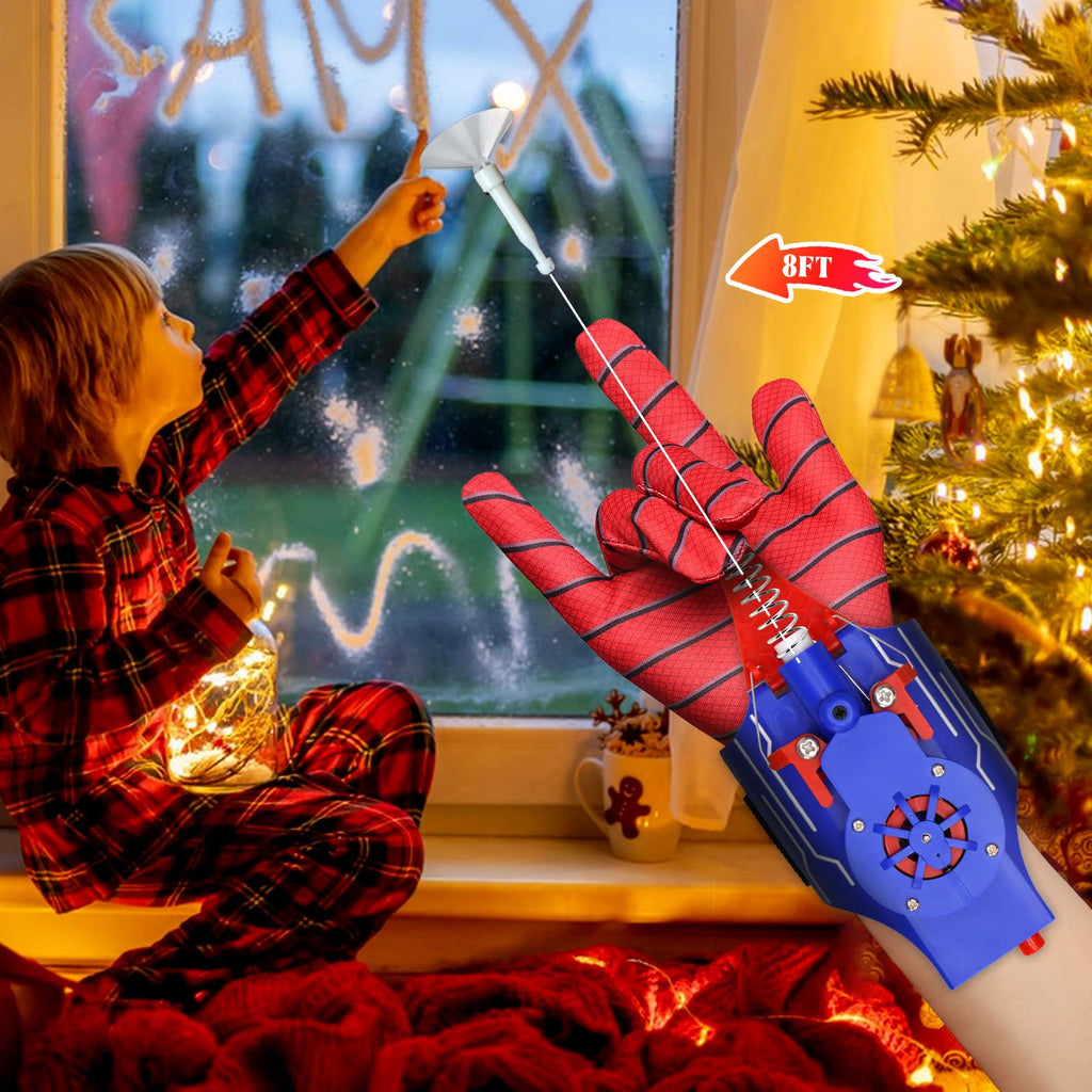 Spider Web Shooter, Real Web Slinger that Actually Shoots for Kids, Cool Toy Things for Superhero Fans