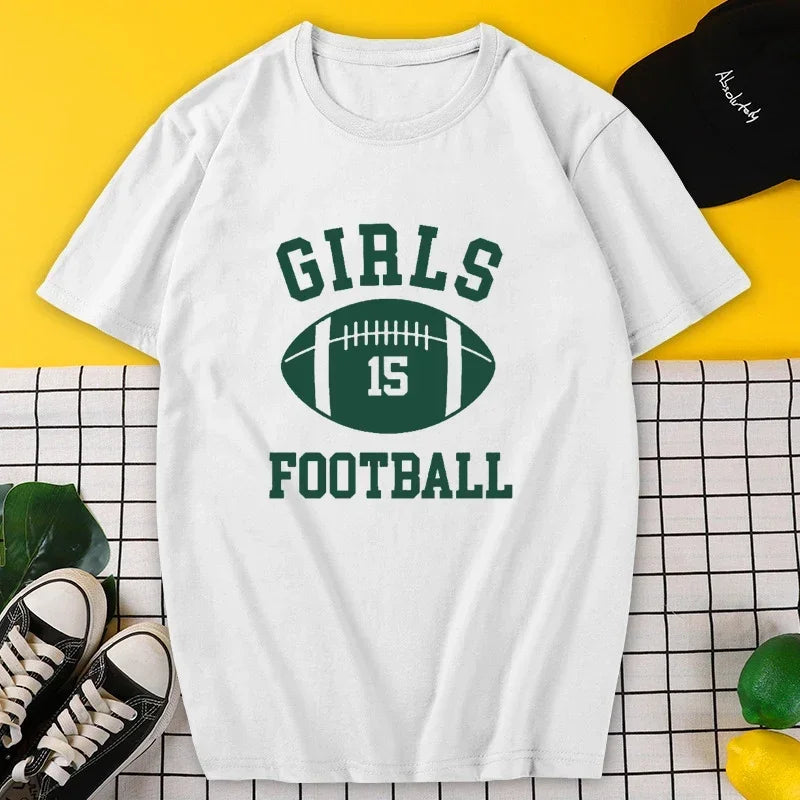 Rachel Green "Girls 🏈 Football" Retro T-Shirt
