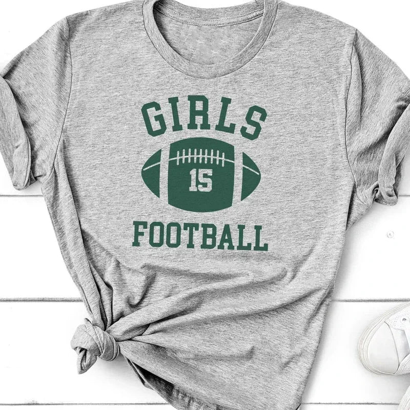 Rachel Green "Girls 🏈 Football" Retro T-Shirt