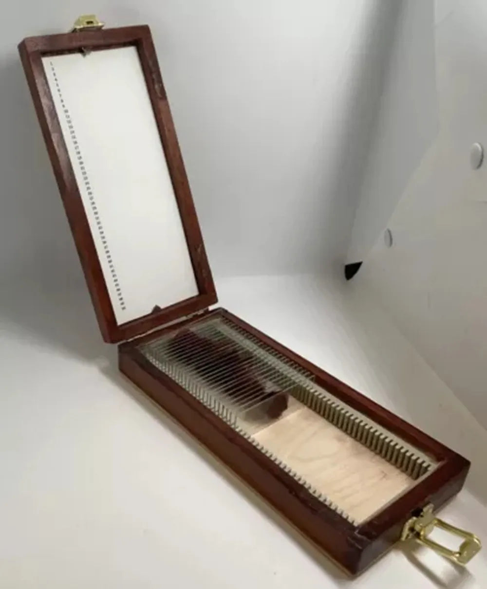 Movie Dexter Morgan Trophy Slide Case Box Prop Excellent Blood Slide Box Microscope