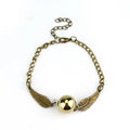 Harri Golden Snitch Bracelet Potter Multi Wings Snitchs Owl Hedwig Layer Handmade Bracelet for Fans Gifts